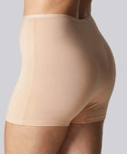 Bamboe hotpants in beige