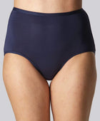 Maxi slip van bamboe in marineblauw