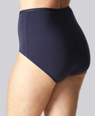 Maxi slip van bamboe in marineblauw