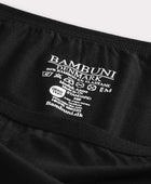 Bamboe maxi slip in zwart