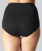 Bamboe maxi slip in zwart