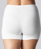 Bamboe hotpants in het wit