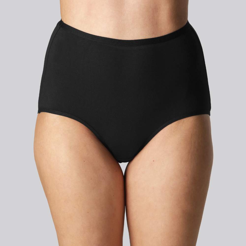 Bamboe maxi slip in zwart