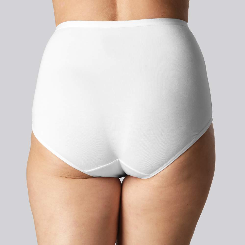 Bamboe maxi slip in wit