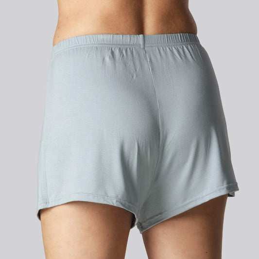 Bamboe nachtshorts in lichtblauw voor dames