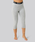 Bamboe 3/4 legging in grijs voor dames