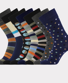 Bamboe sokken, 7 paar multisokken voor heren