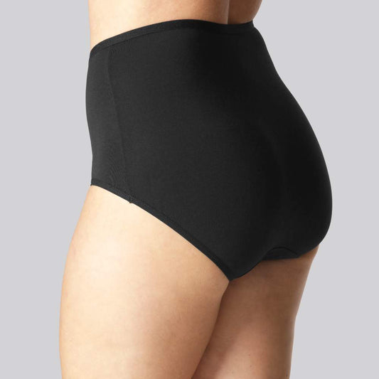 Bamboe maxi slip in zwart