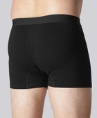 Bamboe onderbroek in zwart met zwarte elastische band