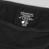 Bamboe string met hoge taille in zwart voor dames