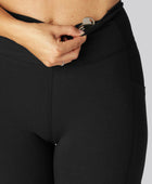 Bamboo fitness 3/4 legging in zwart voor dames