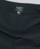 Bamboe fitnessshorts in marineblauw voor dames