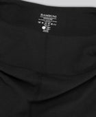 Bamboe fitnessshorts in zwart voor dames