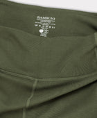 Bamboo fitness 3/4 legging in groen voor dames