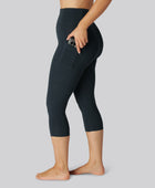 Bamboo fitness 3/4 legging in marineblauw voor dames