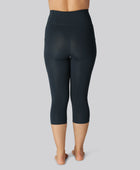Bamboo fitness 3/4 legging in marineblauw voor dames