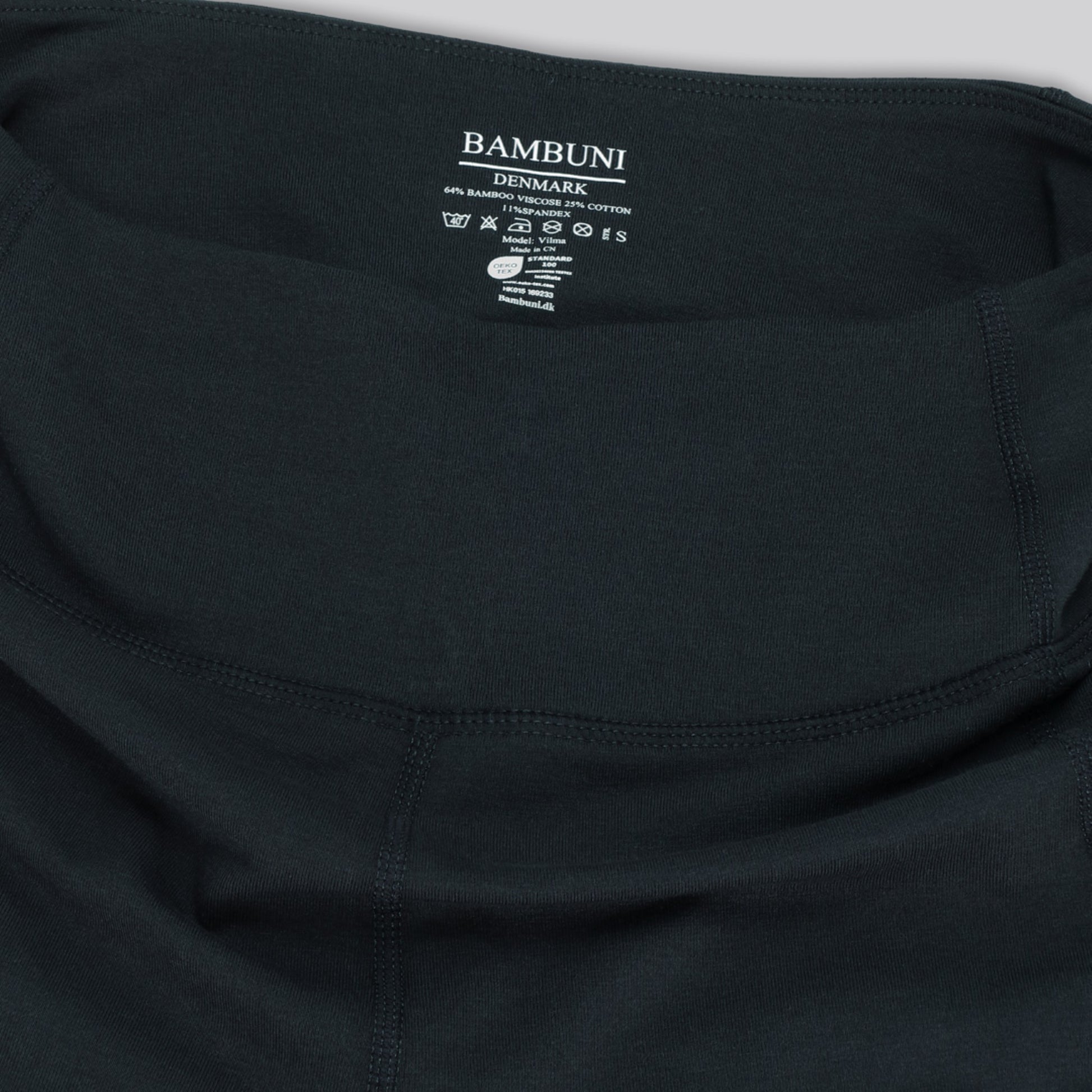 Bamboo fitness 3/4 legging in marineblauw voor dames