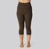 Bamboo fitness 3/4 legging in bruin voor dames