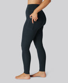 Bamboe fitnesslegging in marineblauw voor dames