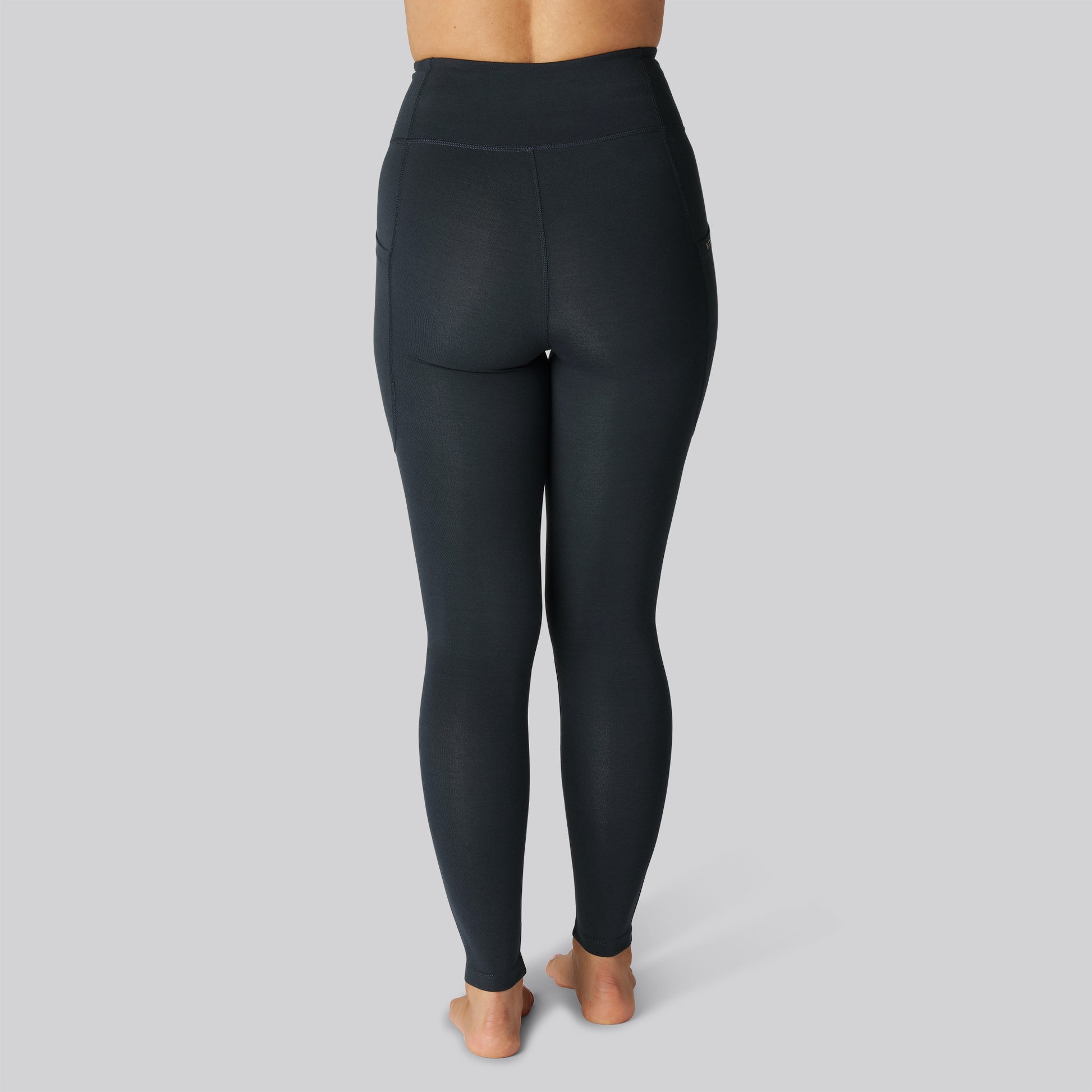 Bamboe fitnesslegging in marineblauw voor dames