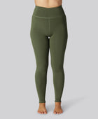 Bamboe fitnesslegging in groen voor dames