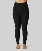 Bamboe fitnesslegging in zwart voor dames