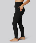 Bamboe fitnesslegging in zwart voor dames