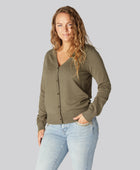 Bamboe vest in zandkleur voor dames