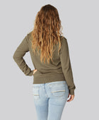 Bamboe vest in zandkleur voor dames