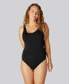 Bamboe bodystocking in zwart voor dames