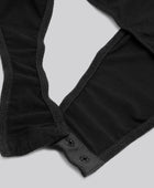 Bamboe bodystocking in zwart voor dames