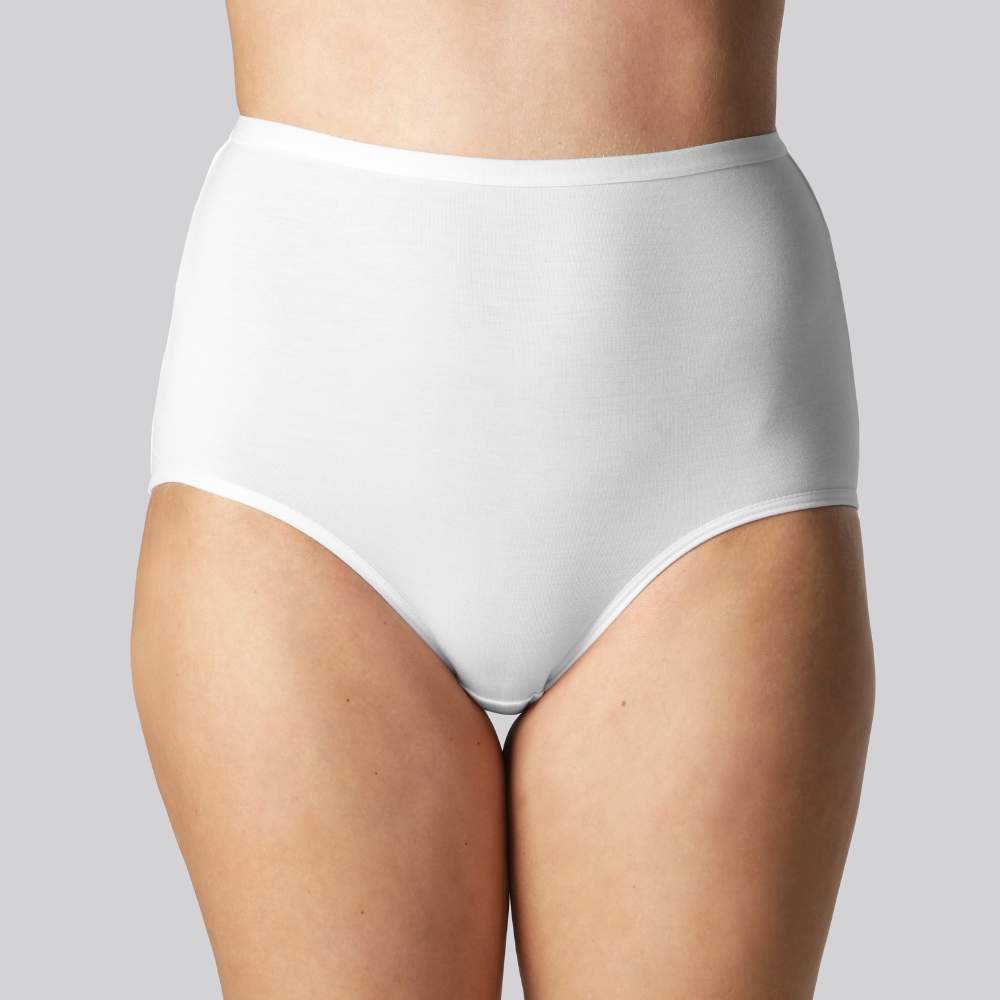 Bamboe maxi slip in wit