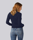 Bamboe coltrui in marineblauw voor dames