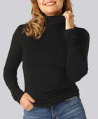 Zwarte bamboe coltrui voor dames