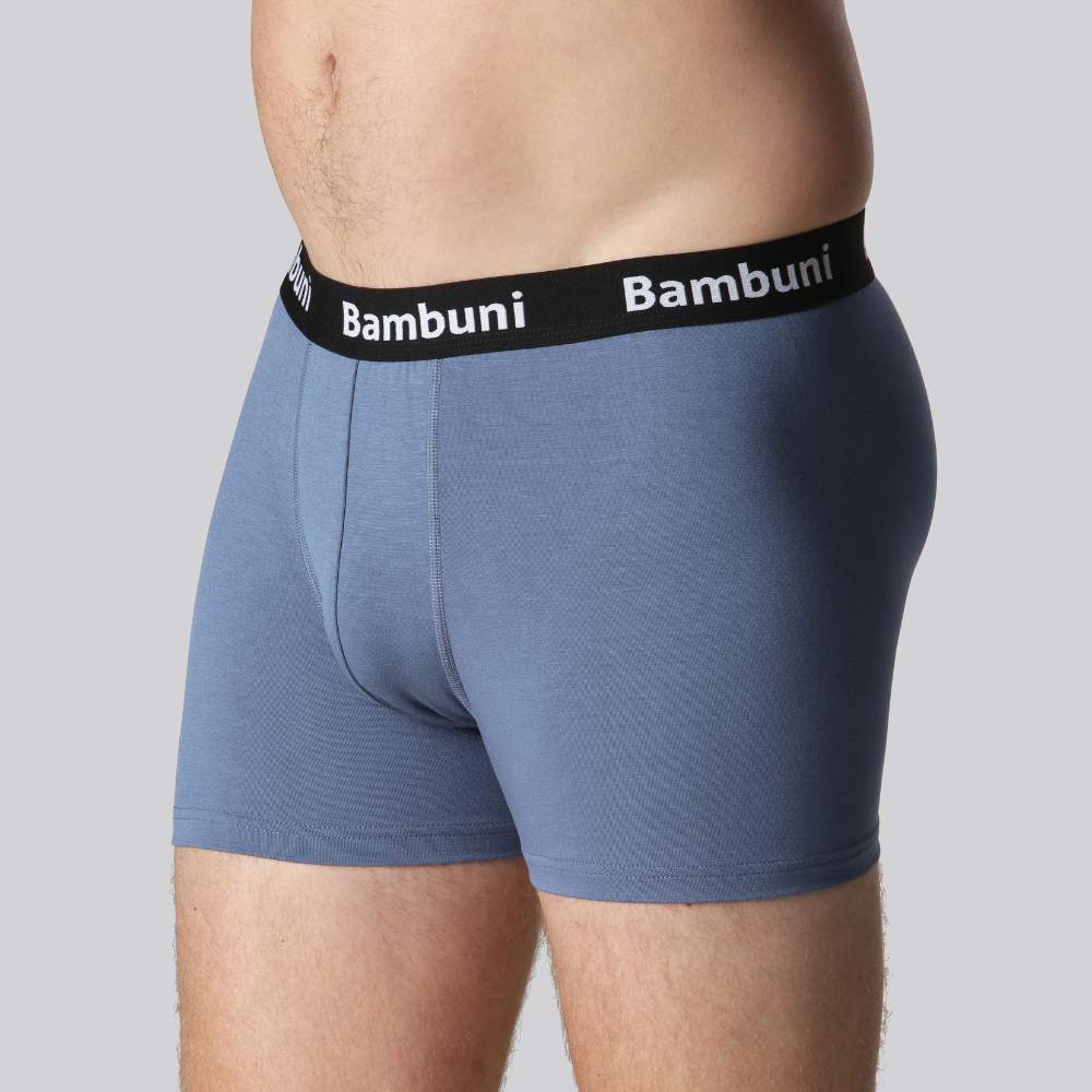 Bamboe onderbroek in stoffig blauw