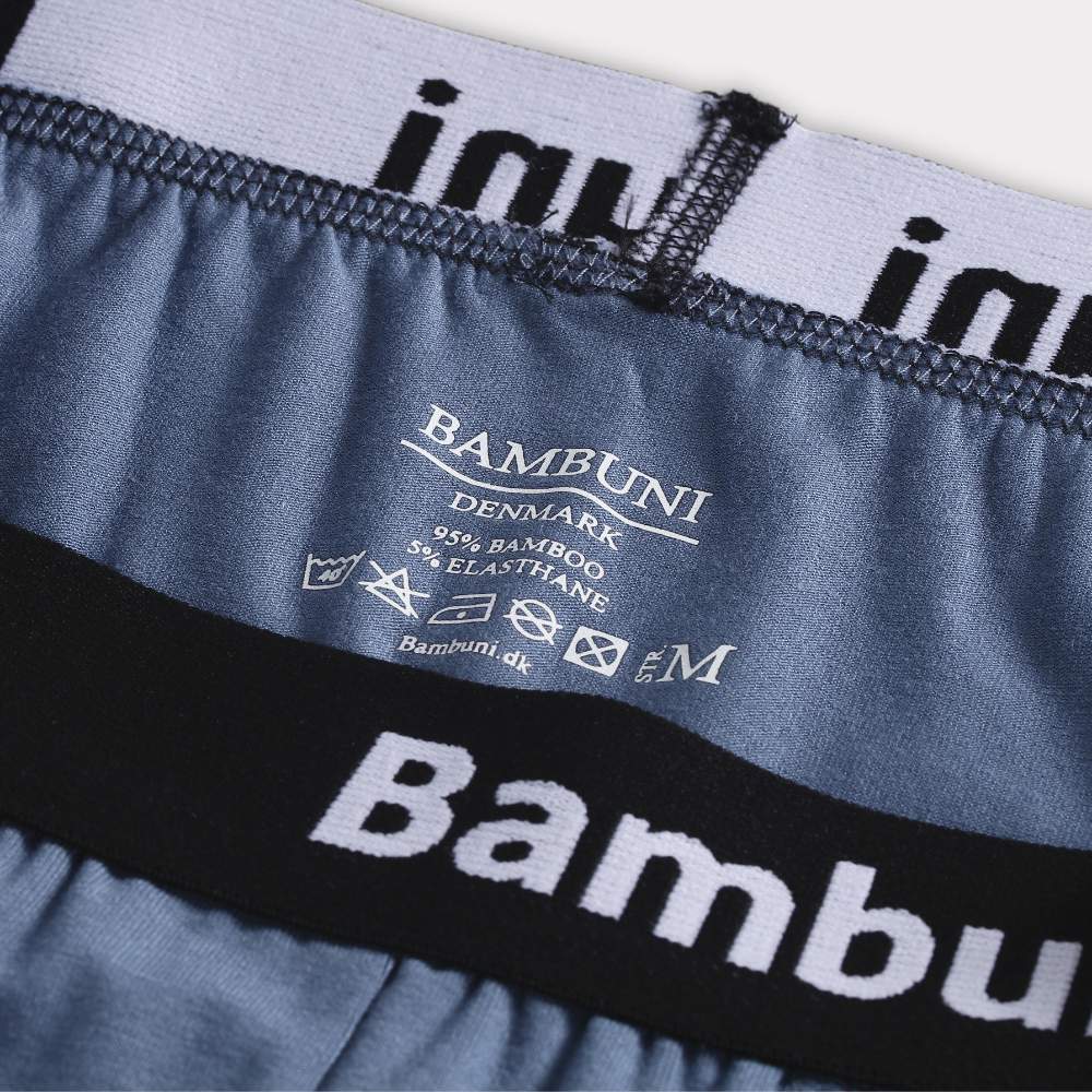 Bamboe onderbroek in stoffig blauw