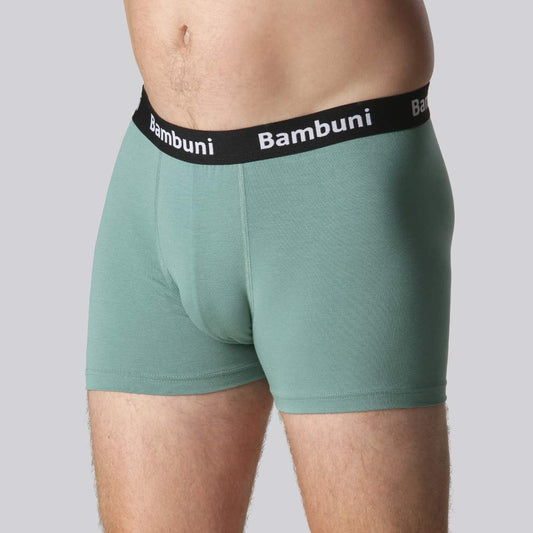 Bamboe slip in petrolgroen