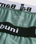 Bamboe slip in petrolgroen