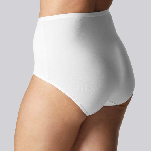 Bamboe maxi slip in wit