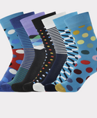 Bambuni 7-pack gekleurde sokken voor heren