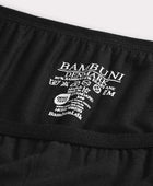 Bamboe hotpants in zwart