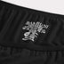 Bamboe hotpants in zwart