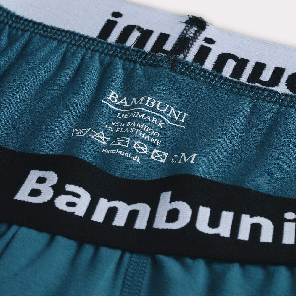 Bamboe slip in azuurblauw