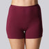 Bamboe hotpants in bordeauxrood