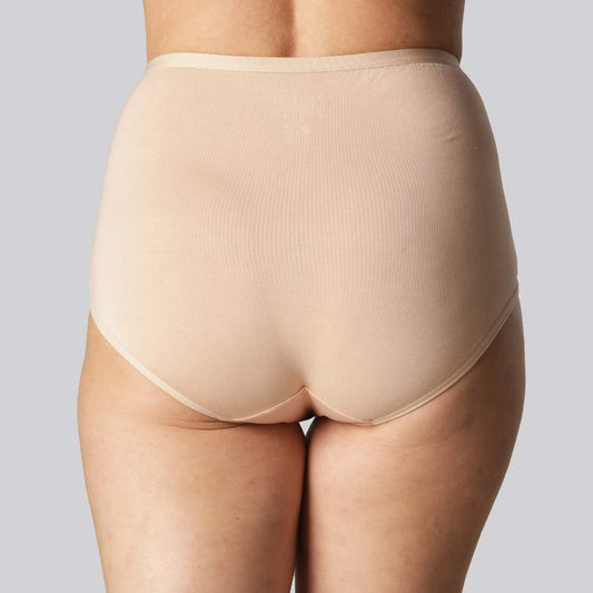 Bamboe maxi slip in beige