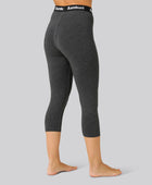 Bamboe 3/4 legging in antracietgrijs voor dames