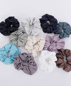 Alle Bambuni bamboe scrunchies
