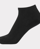 Enkelsokken van bamboe in lichtblauw met golvende ribbels voor dames