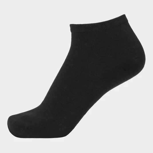 Zwarte bamboe enkelsokken voor dames