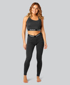 Bamboe top in antracietgrijs voor dames